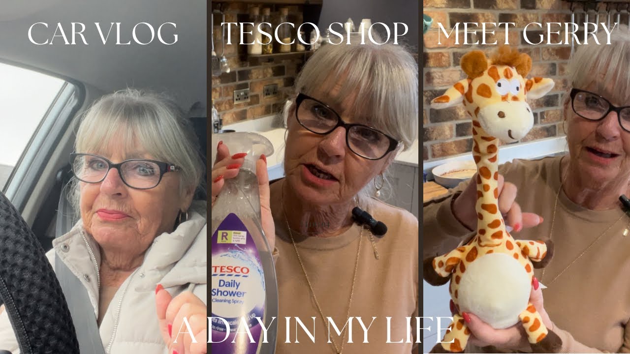 A DAY IN MY LIFE ! CAR VLOG ! TESCO SHOP ! STAY TILL THE END AND MEET GERRY ❤️❤️❤️