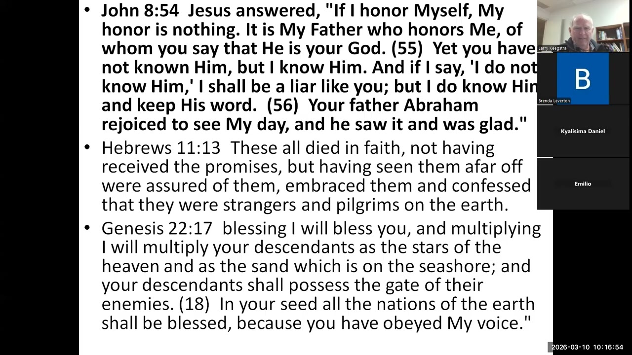 Gospel of John - Session 23 - Part 1