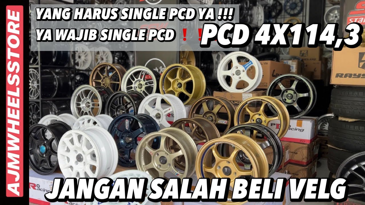 BERBAGAI MACAM VELG SINGLE PCD 4X114,3 // JANGAN SALAH PILIH VELG ❗️❗️❗️ // AJMWHEELSSTORE
