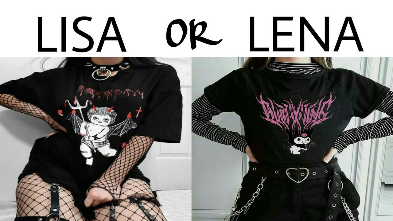 Outfits Gothic VS Outfits Gothic Pastel🌸[ LISA OR LENA] #21 |Girls Style