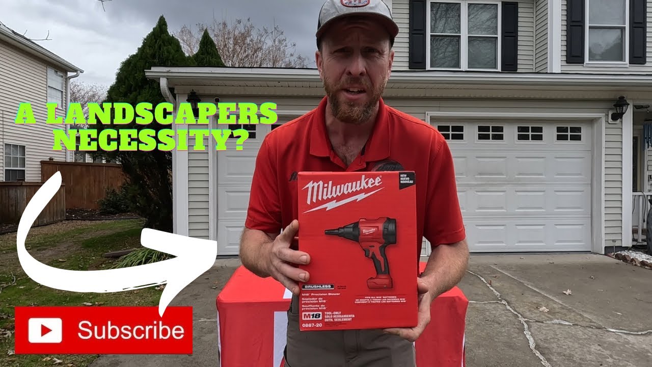 Распаковка воздуходувки Milwaukee M18 Precision | Демонстрация | 0887-20