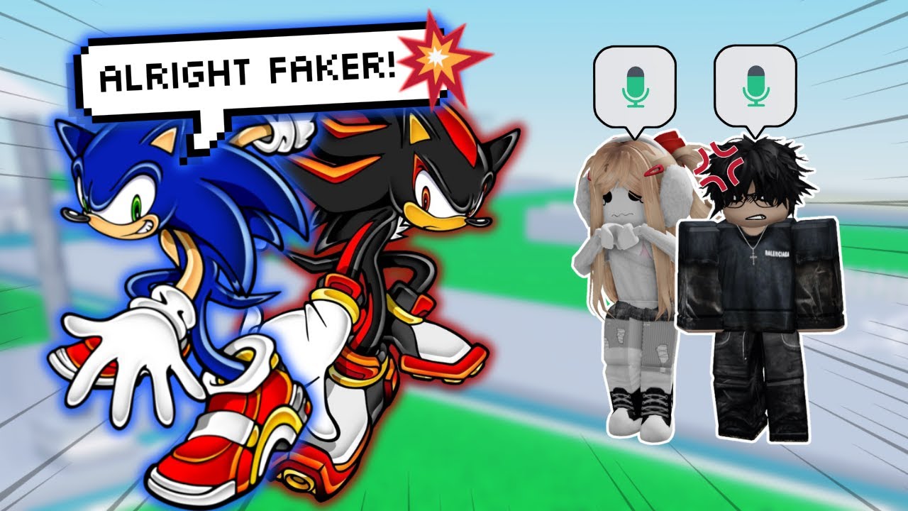 СОНИК и ШЭДОУ ЗАХВАТЫВАЮТ ГОЛОСОВОЙ ЧАТ ROBLOX