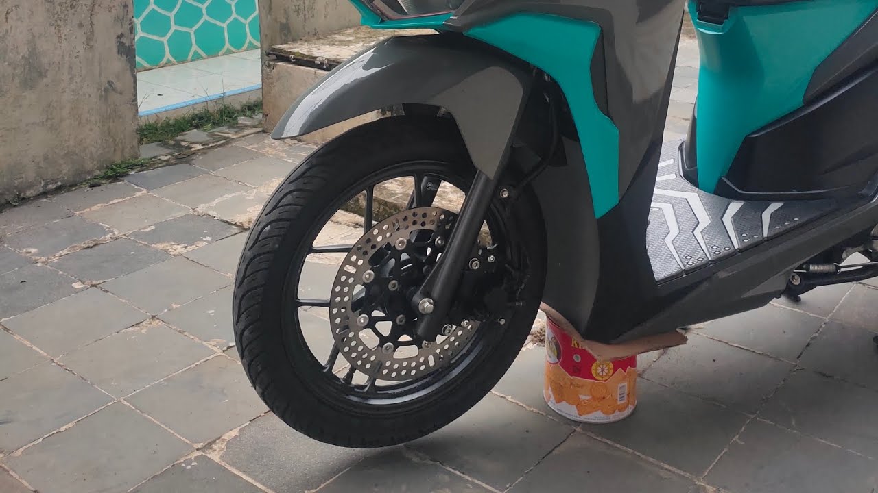Cara pasang discbrake/piringan cakram moz copy ktc 260mm vario 125 new lobang 4 baut