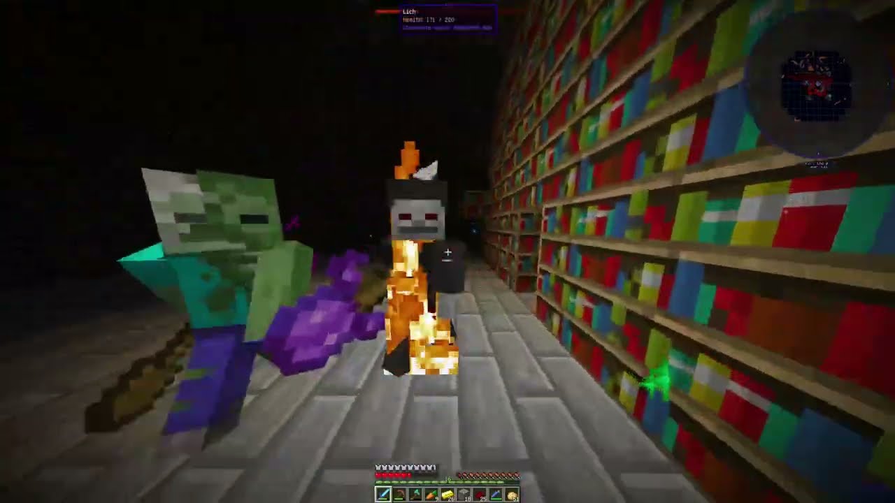 minecraft survival without comments but with mods #2
