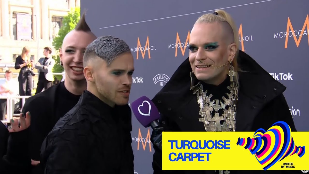 Lord of The Lost on the Turquoise Carpet (Eurovision Song Contest 2023, Liverpool)