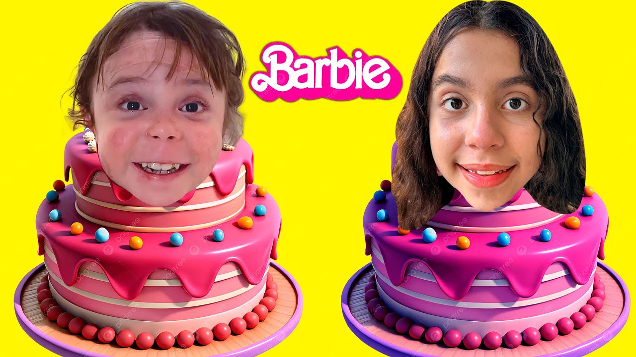 SARAH E ELOAH fazem uma FESTA SURPRESA da BARBIE PARA MAMÃE