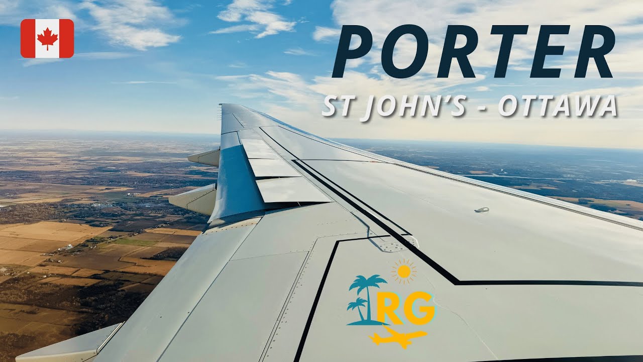 Trip Report | Porter Embraer E195-E2 | St John's (YYT) - Ottawa (YOW)