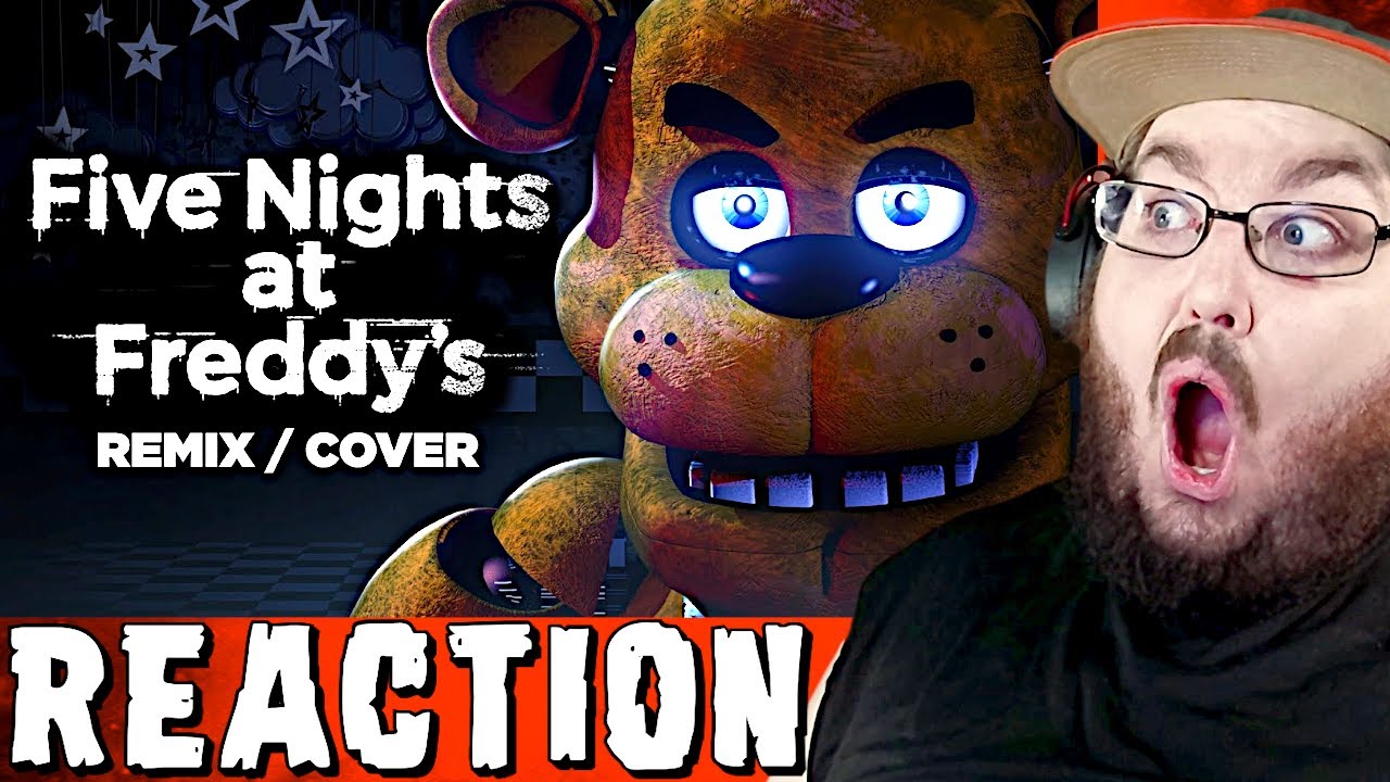 Five Nights at Freddy's Song (Remix/Cover) | FNAF SONG LYRIC VIDEO & MORE #FNAF REACTION!!!