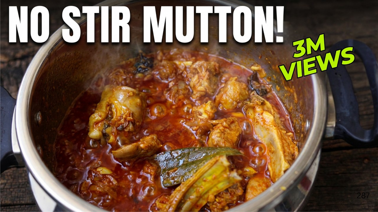 🔥 Dhansu Mutton | Layered Pressure Cooker Mutton Recipe | Spicy & Flavorful Mutton Curry
