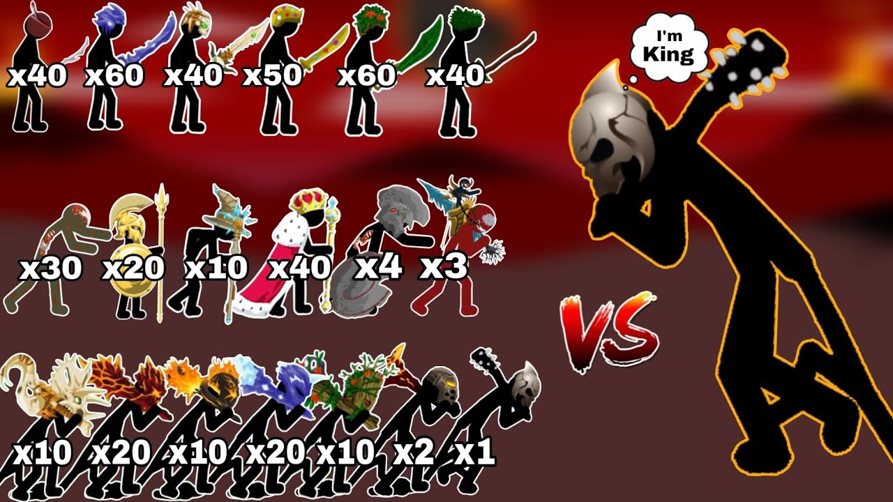 All Stick Figure Vs The Insane Final Boss - Stick War Legacy 