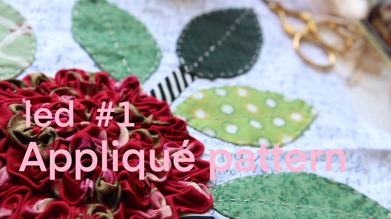 How to make tapestry 【簡単】タペストリーつくる/アップリケパターン＃１　簡単アップリケの作り方