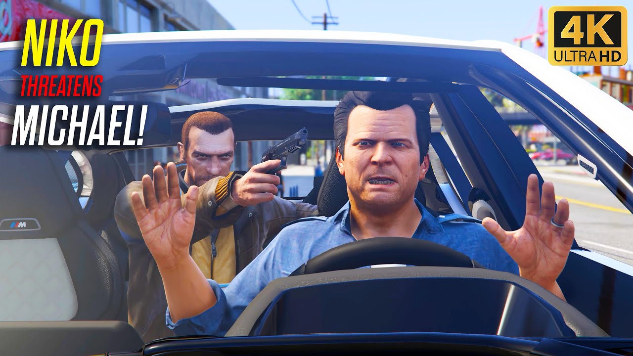 GTA V - Niko Bellic Threatens Michael! Payback Time - EP 20