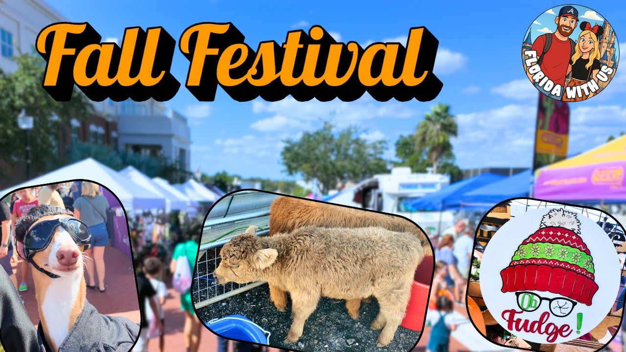 Осенний фестиваль в Клермоне, Флорида, 2025 🍁 Более 100 продавцов, контактный зоопарк и собаки на...