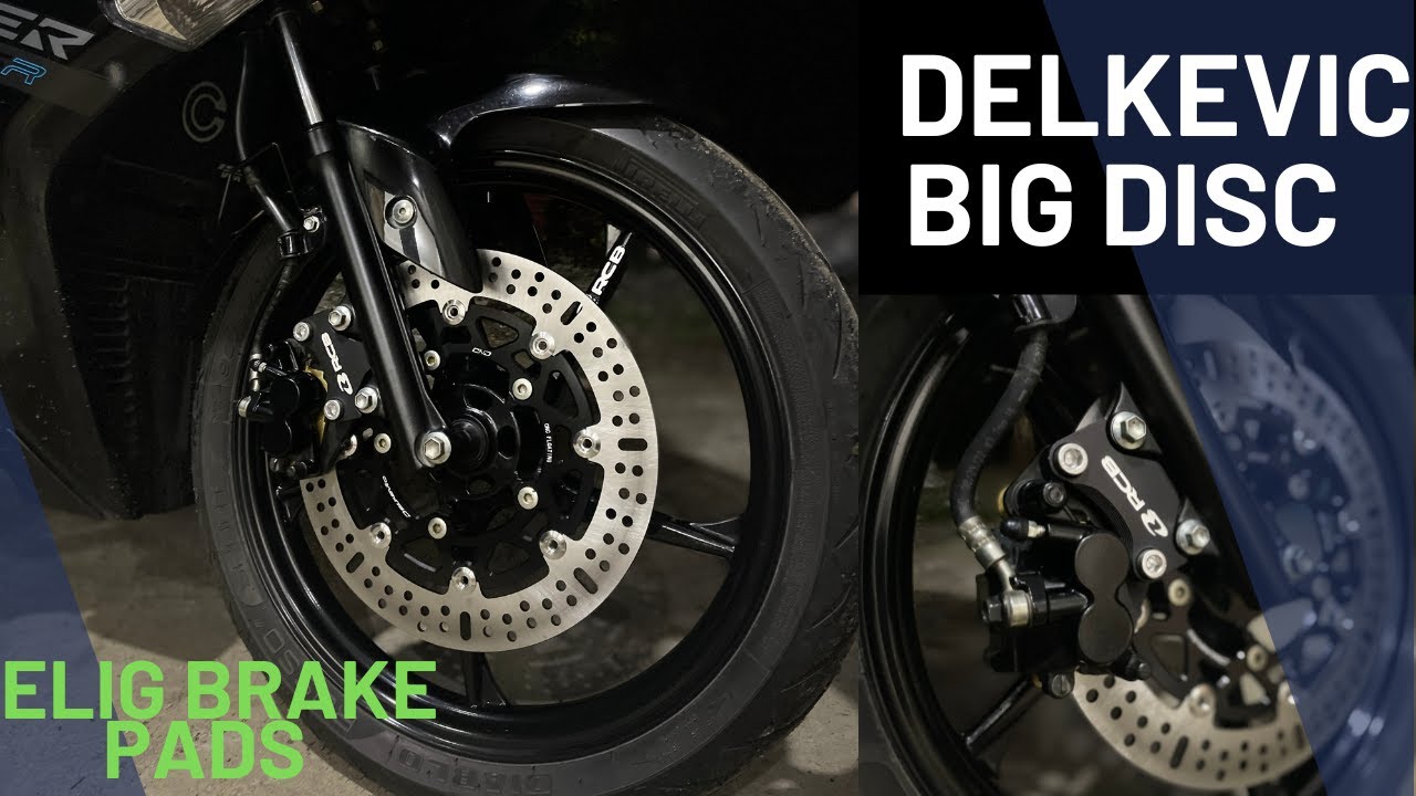 Sniper 155R - DELKEVIC 300mm Floating Disc and ELIG Brake pads