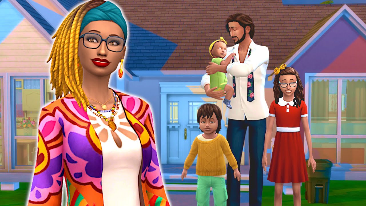 Can I keep my sims family happy by controlling only 1 sim? // Sims 4 family challenge