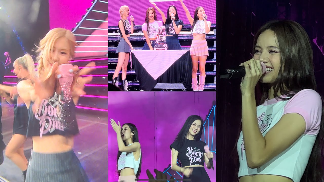 4K HDR Blackpink Birthday talk + As if it’s your last + Ending 🎆 VIP Fancam MetLife Concert Day 1