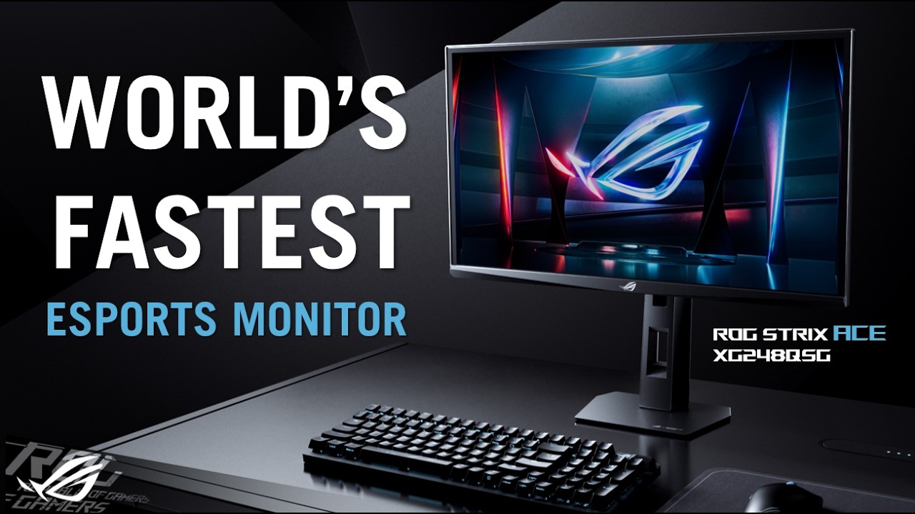 World's Fastest Esports Monitor - ROG Strix XG248QSG Ace