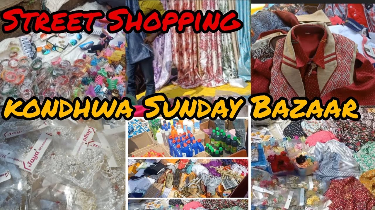 Pune kondhwa Sunday Market| kondhwa Sunday  bazaar