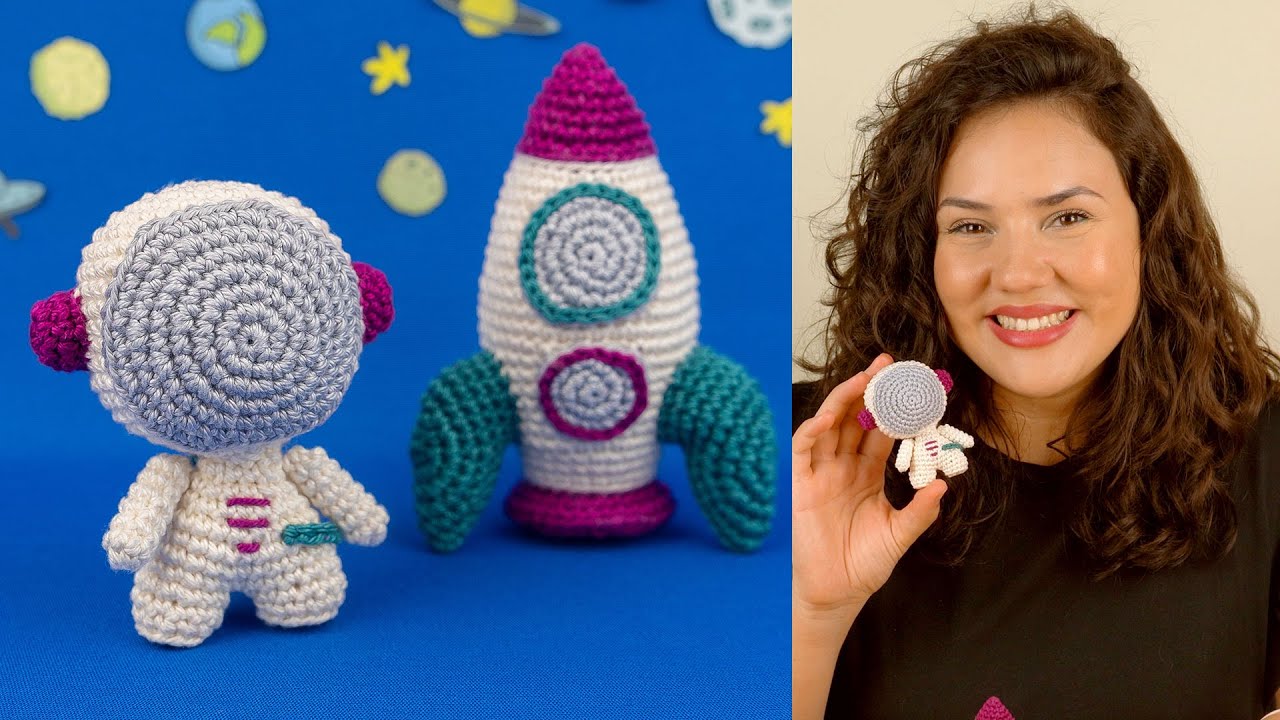 COMO FAZER ASTRONAUTA DE AMIGURUMI | ATELIÊ JÉSSICA BRANDÃO | #098