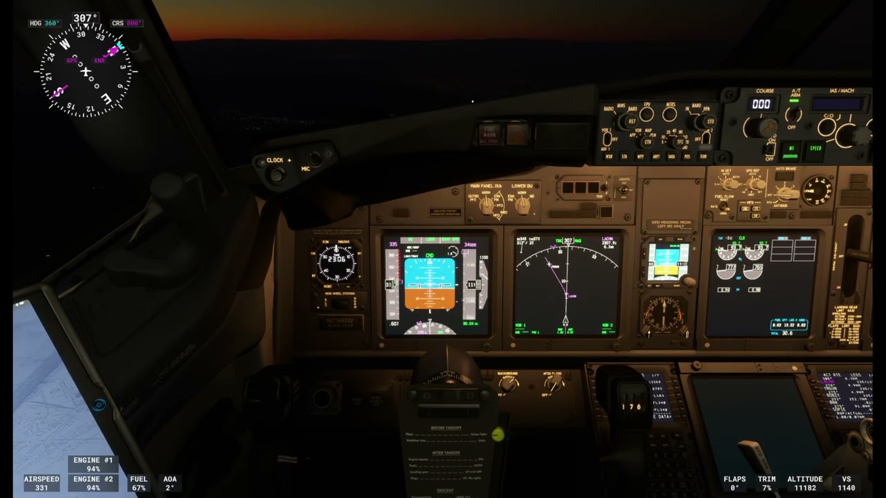 Flight  to the valley of the sun!