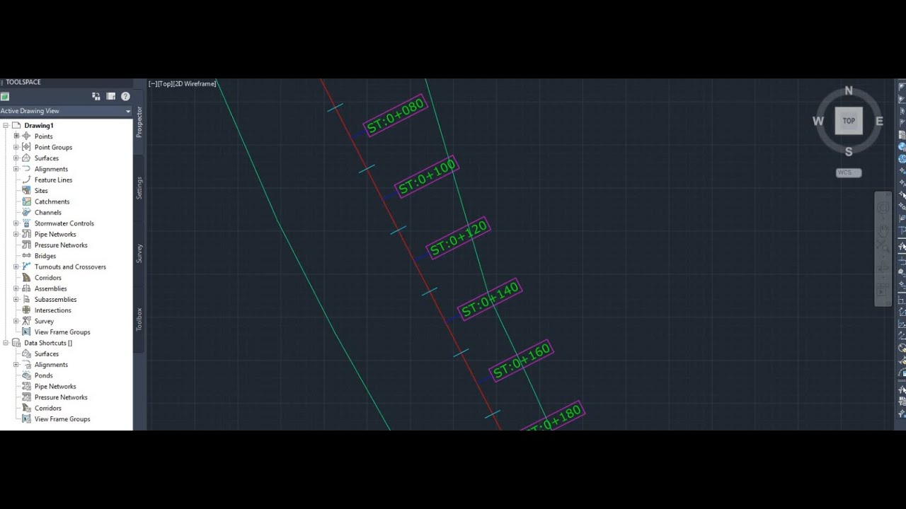 دليل شامل لتغيير الـ Labels الخاصة بالـ Alignment في Civil 3D
