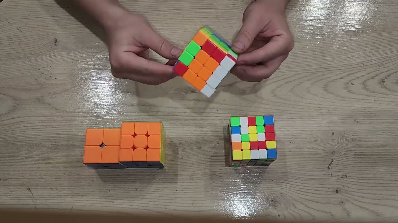 Beginner Tries 2x2, 3x3, 4x4 & 5x5!