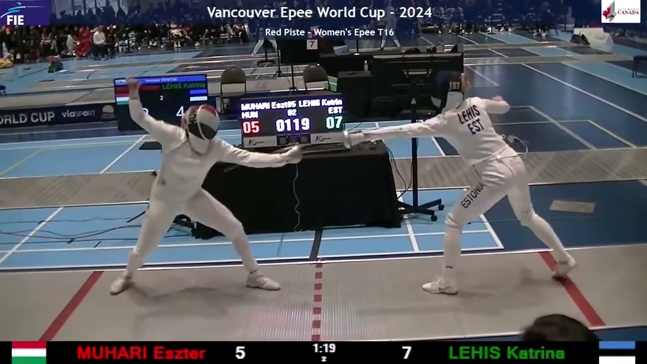 Vancouver World Cup 2024 SWE - L16 - Eszter Muhari HUN v Katrina Lehis EST