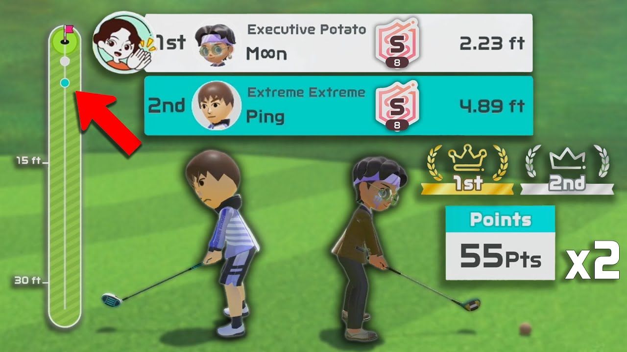 Beaten by TWO feet! | Road to Infinite #12 (Nintendo Switch Sports Golf)