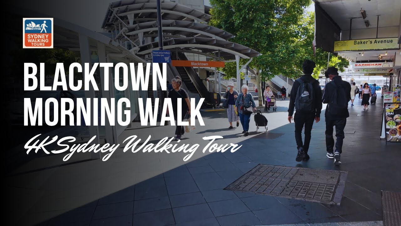 Sydney&rsquo;s Blacktown Morning Walk | Main Street from Station