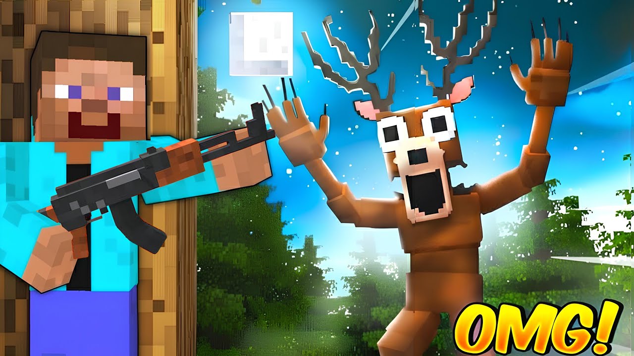 Surviving 99 Nights in Deadly Forest in Minecraft!