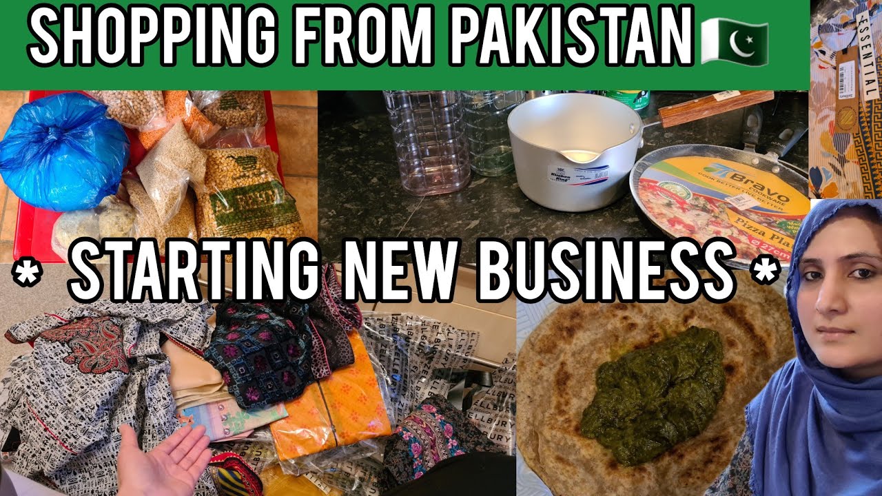 Shopping From Pakistan 🇵🇰||Starting New Business in Uk||Routine Vlog||Pakistani Dresses Shopping