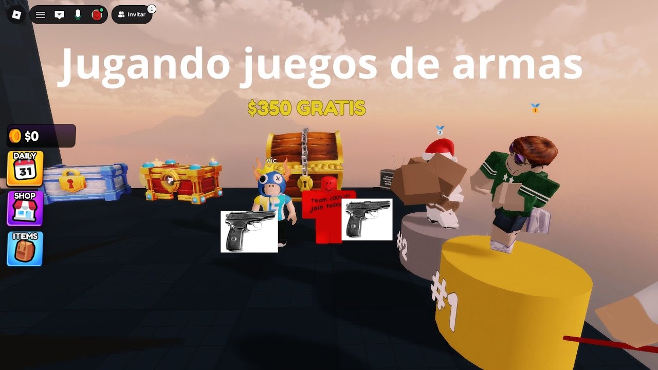 JUGANDO JUEGOS DE ARMAS cap1: Muerte mas muerte| Con @VICyIKER y chat de voz