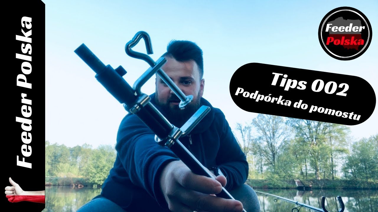 Podpórka do pomostu za grosze - wędkarskie patenty - TIPS 002 - Feeder Polska #013