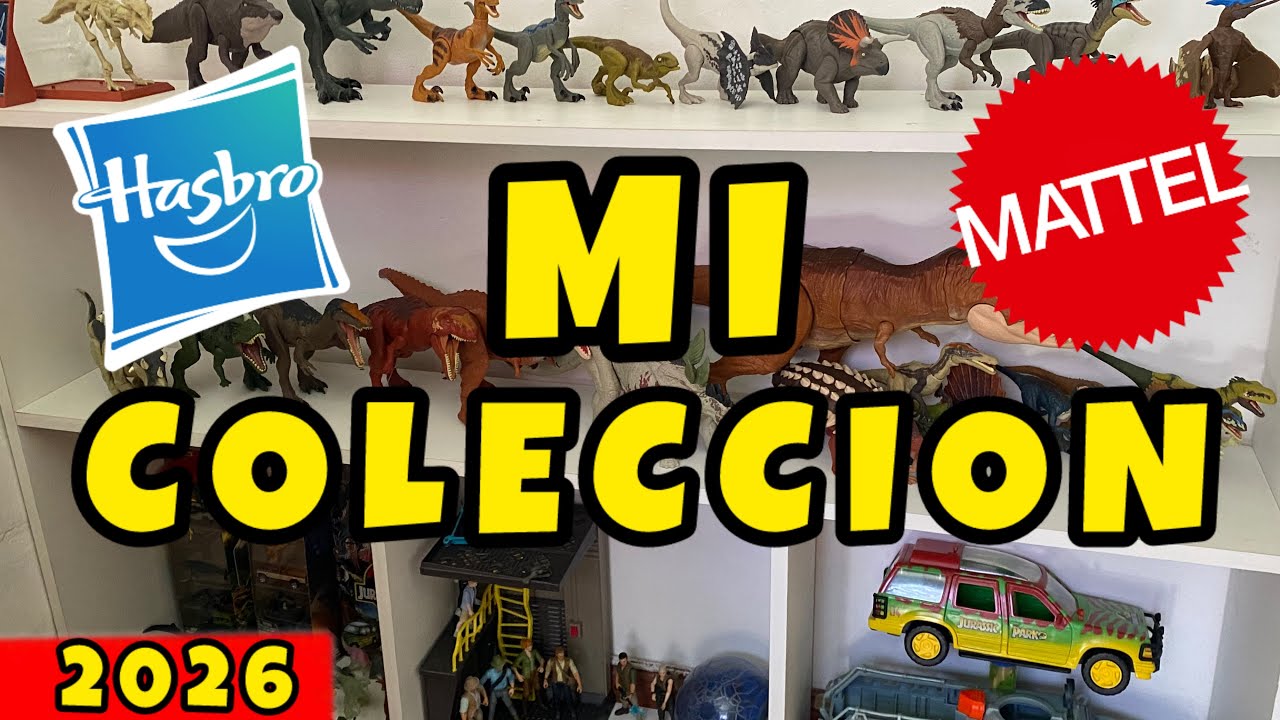 🔥MI HUMILDE COLECCION DE JURASSIC WORLD🔥 MATTEL,HASBRO,KENNER 2026 