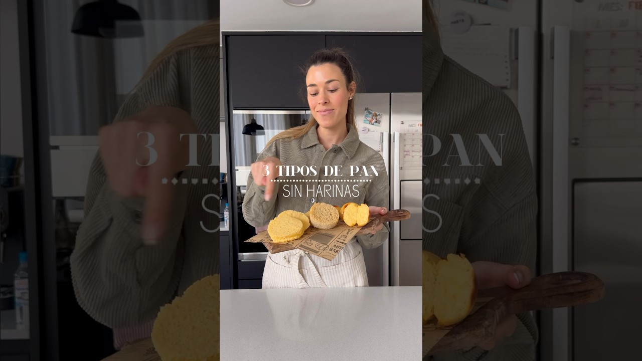 3 tipos de pan sin harinas #receta #panketo #pansingluten #pansingluten