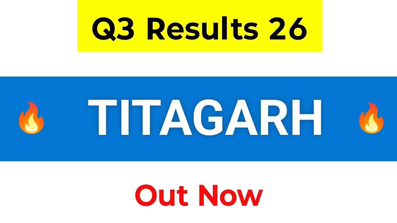 Titagarh Rail Q3 Results | Titagarh Results Today | Titagarh Rail Systems Share Latest News