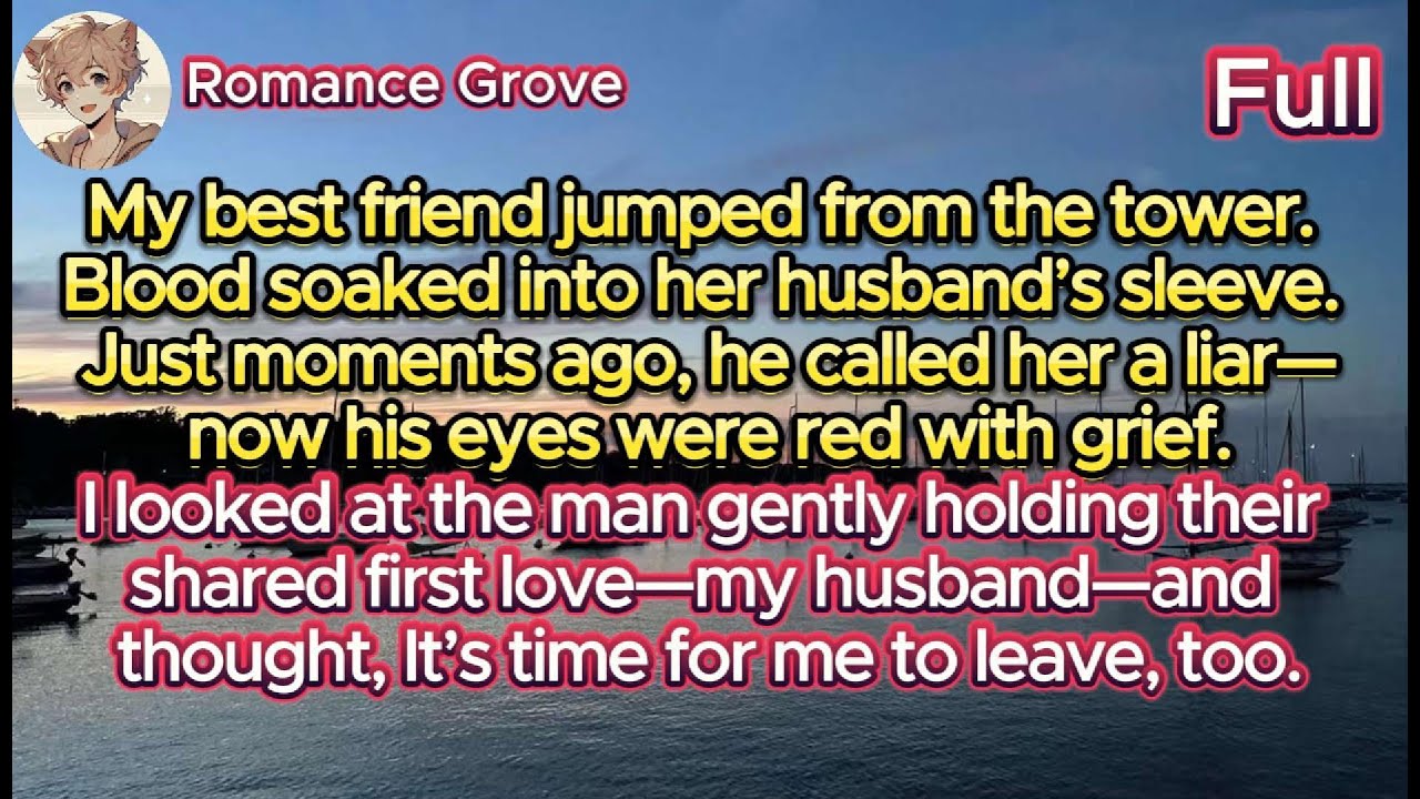 My best friend jumped—blood stained her husband’s sleeve. I thought, it’s time for me to leave, too.