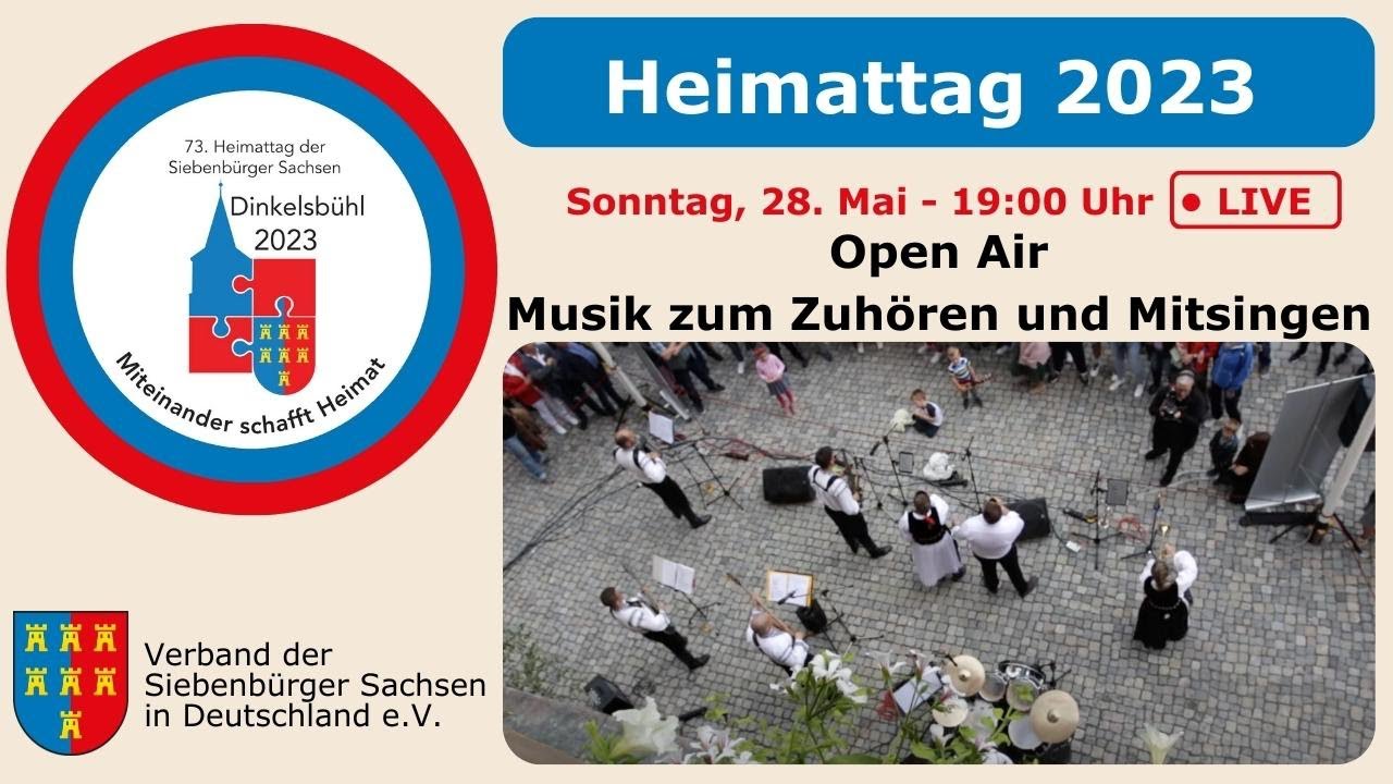 Open-Air: Singen vor der Schranne | Heimattag der Siebenbürger Sachsen 2023 | Dinkelsbühl