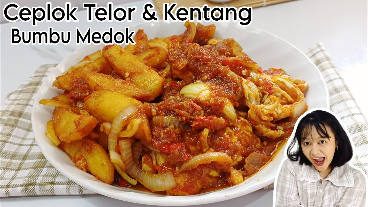 Resep Telur Ceplok & Kentang Bumbu Medok 🔥 Masakan Rumahan Simpel & Super Nendang