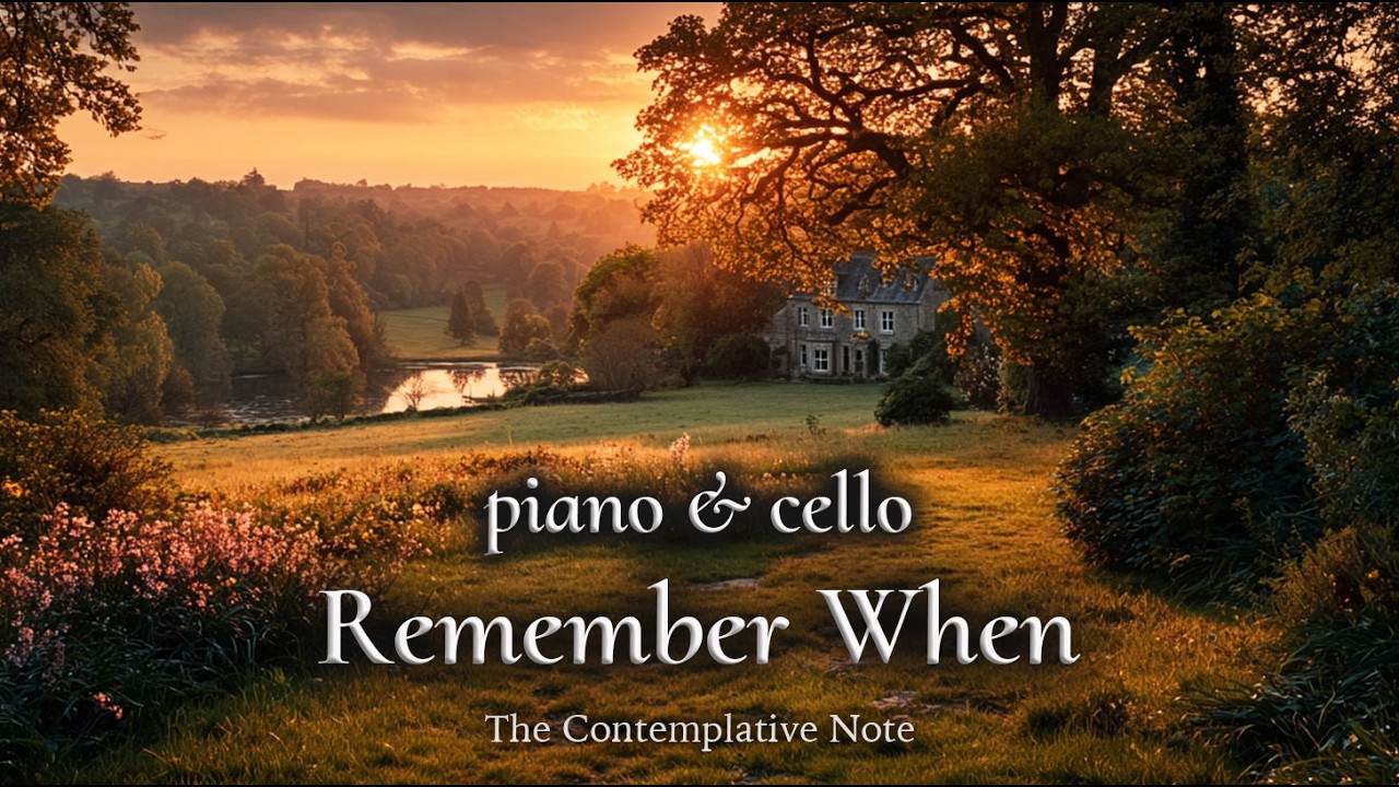 Softly Remembering Better Days 🌅 Relaxing Piano & Cello Music for Sleep, Stress Relief, and Calm