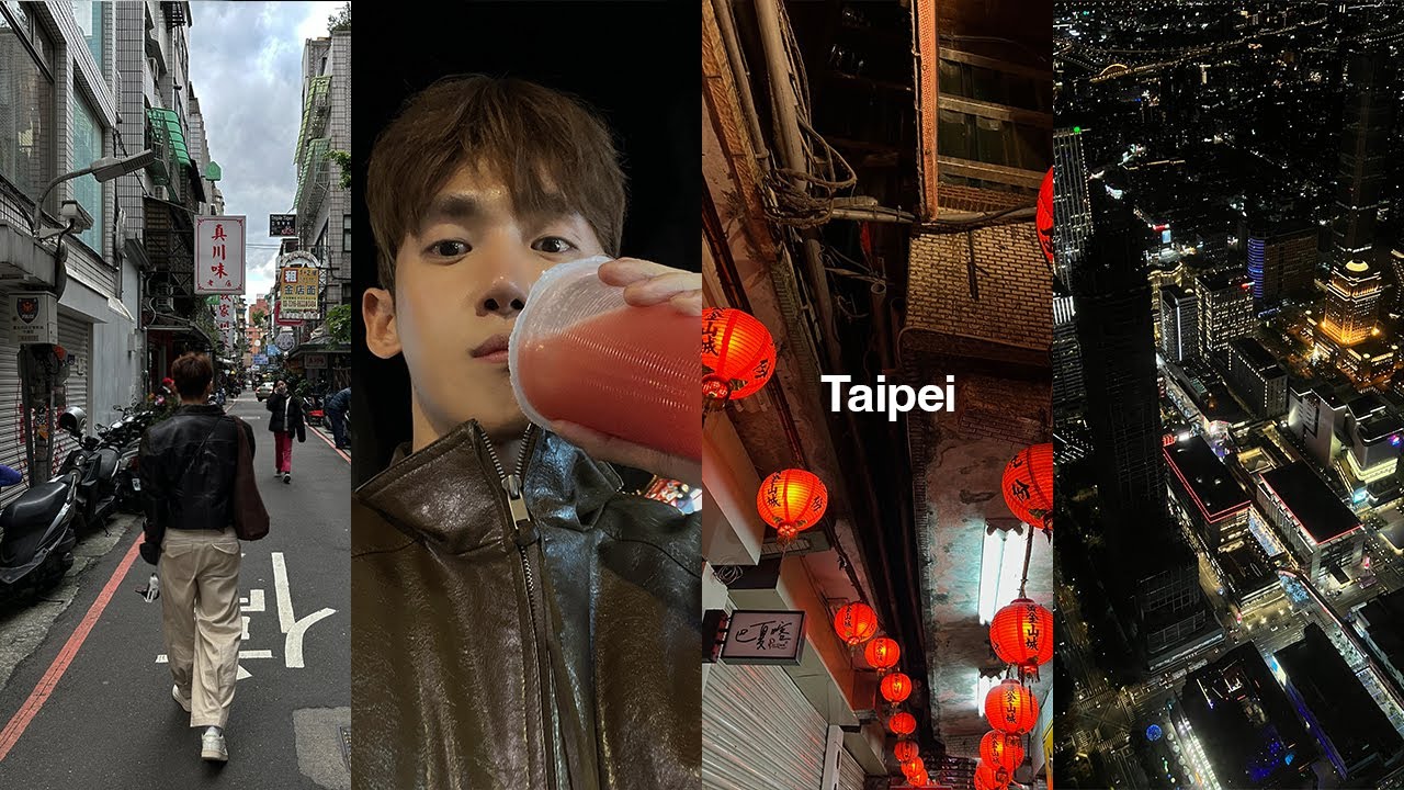 vlog. 두 남자의 첫 타이베이, 무계획 여행 이대로 괜찮을까요? 대만 브이로그 Taipei
