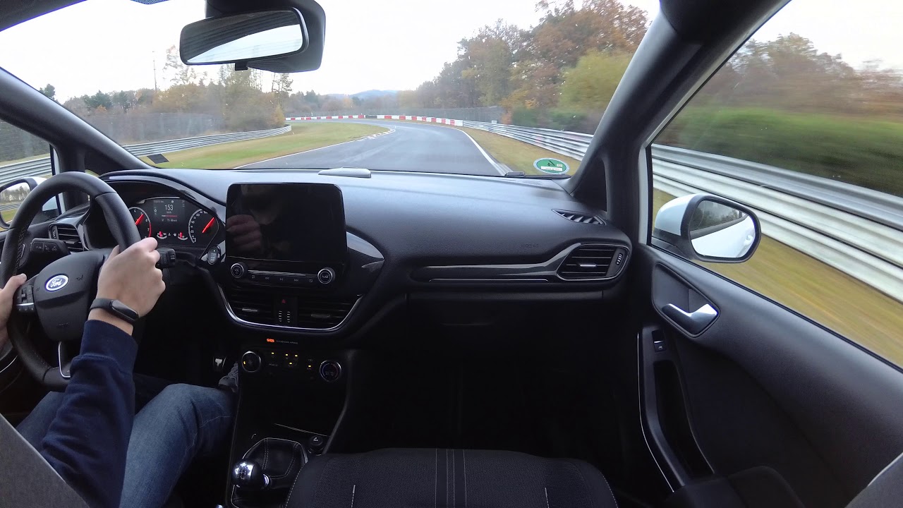 Ford Fiesta ST Mk8 Nürburgring Nordschleife Autumn Attack slippy full onboard