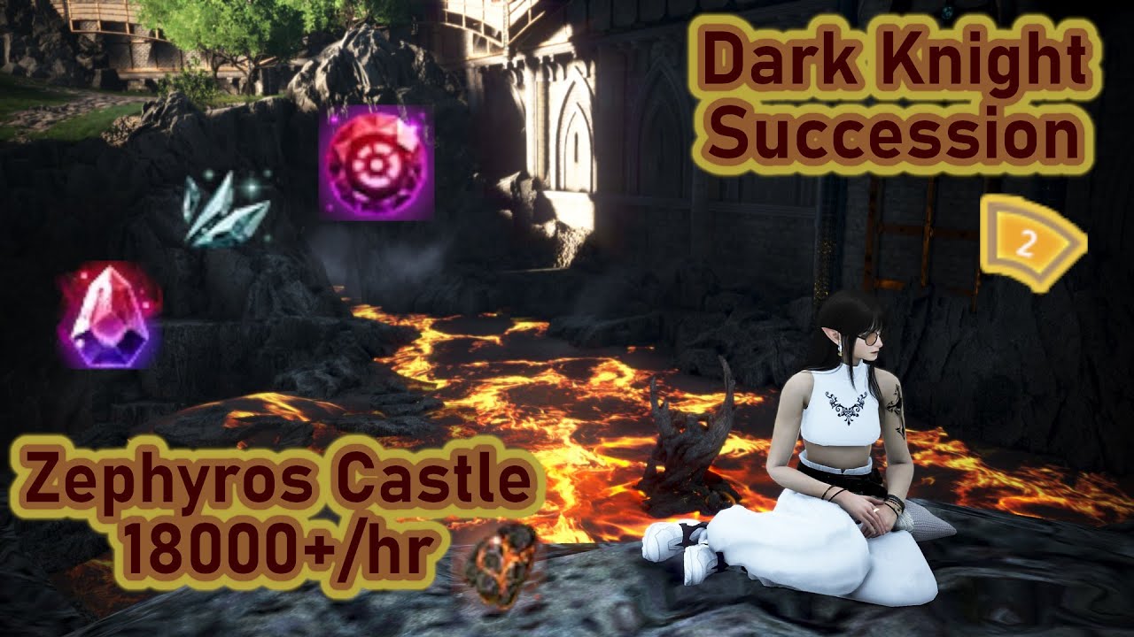 BDO | Zephyros Castle | Dark Knight Succession | 18000+/hr (Lv2) (below ap cap)