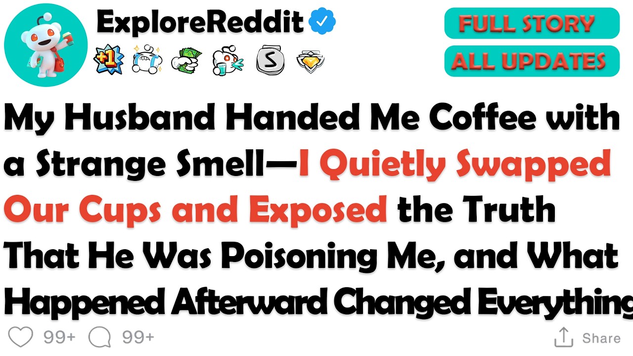 When My Husband Served Me Coffee That Smelled Wrong, I Switched Our Cups and Caught Him Poisoning...