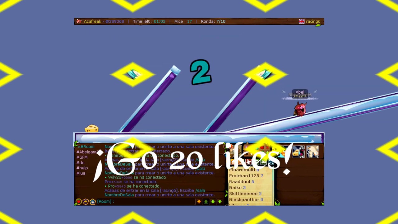 Gameplay racing #1 [BURLAS] - Transformice