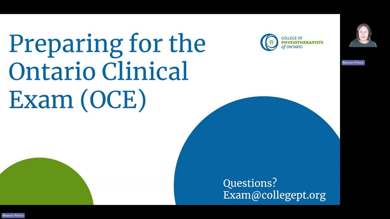 How to Prepare for the Ontario Clinical Exam