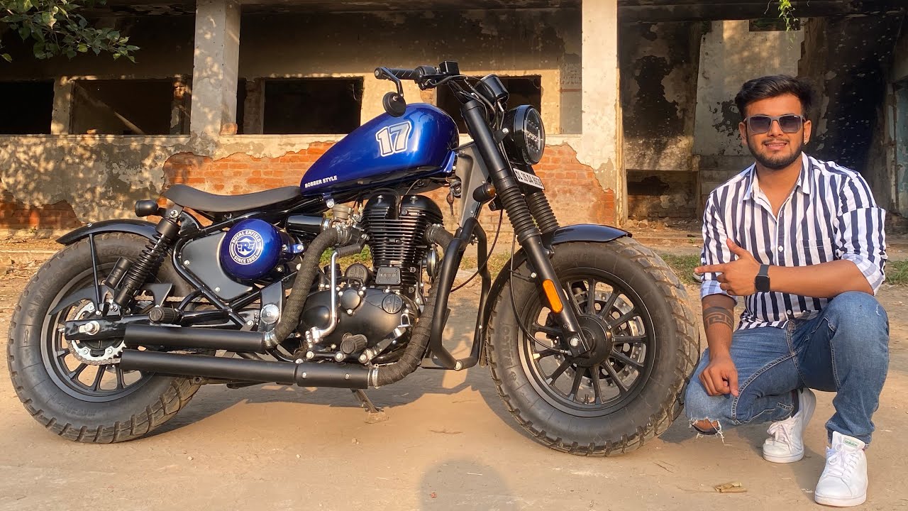 Royal Enfiled modified | Into Harley Davidson | Bittoo Bike Modification | Vampvideo |