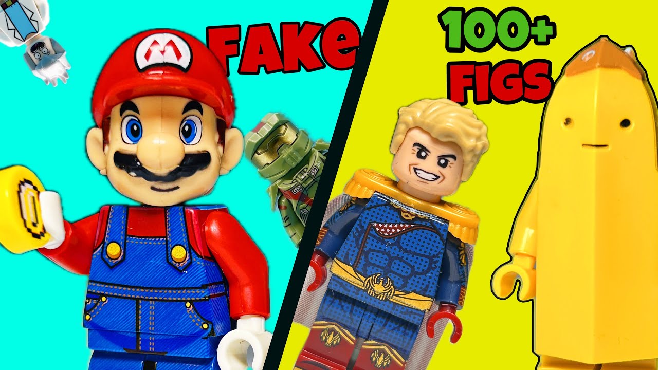 I bought 100 FAKE LEGO Minifigures - How bad are they?