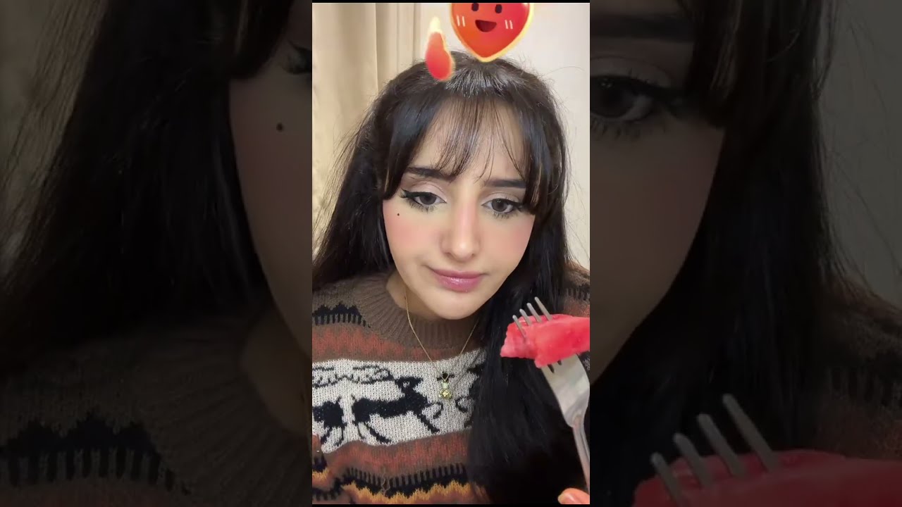 المهم اكل البطيخ وترتيب شعري /ميارو اليافعي 