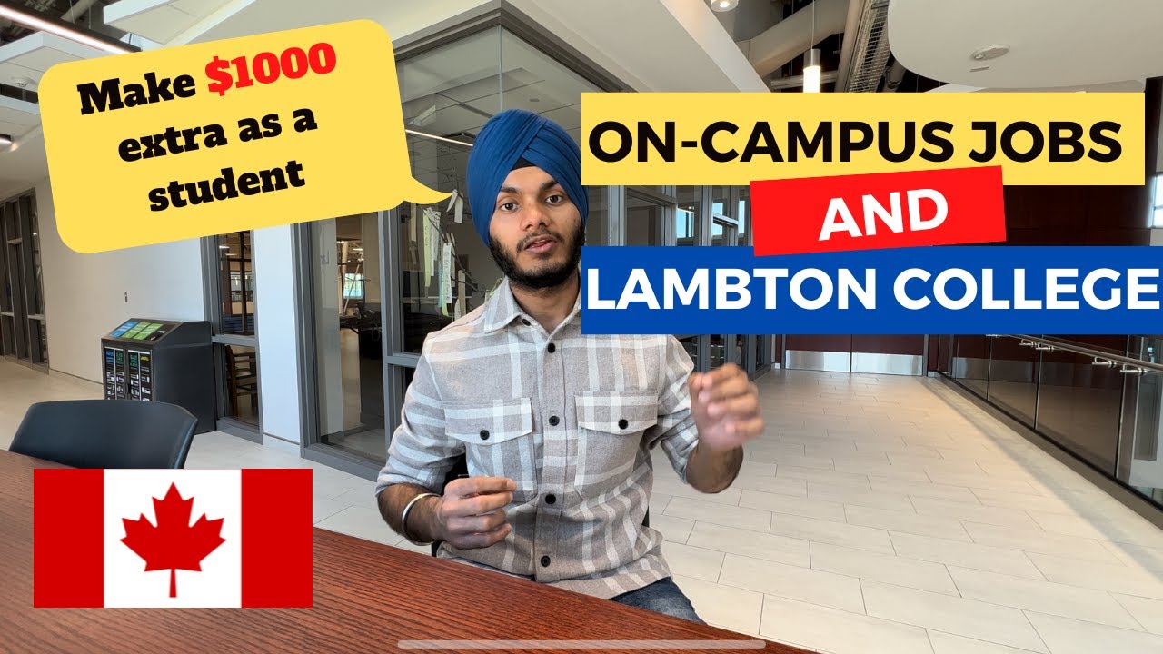 Lambton College Tour 🇨🇦 | On-Campus Jobs | Bus System Explained